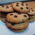 Galletas crujientes con pepitas de chocolate