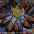 Mejillones al vapor