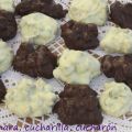 Rocas de chocolate y frutos secos