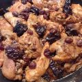 Pollo rustido a la catalana