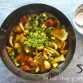 Sopa de bok choy y setas chinas