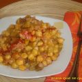GARBANZOS CON BERENJENAS