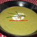 Crema de trigueros con huevo escalfado
