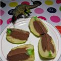 MANZANA RELLENA DE FLAN DE CHOCOLATE