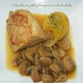 Solomillo con patata y champiñon en salsa de[...]