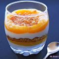 Cremoso de Yogur con crema de melocotón y[...]