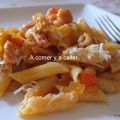 MACARRONES LOMO ADOBADO Y PIMIENTOS