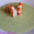 CREMA DE GAMBAS Y CALABACÍN