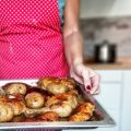 Pollo especiado al horno