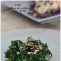 Kale salteada con semillas