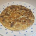 Tortilla de esclatasangs y champiñones