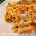 MACARRONES CON CARNE Y  BECHAMEL