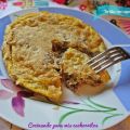 Tortilla con carne de cocido