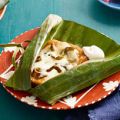 Tamales de calabaza con chiles poblanos