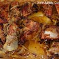 Costilla de cerdo con patatas panaderas