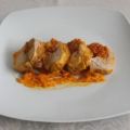 Pollo relleno de sobrasada