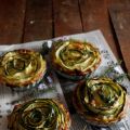 Tartaletas de Calabacín y Pesto