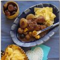 Coq au Vin con castañas