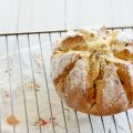 Pan de soda con pasas 