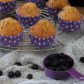 Muffins de moras silvestres con glaseado de[...]