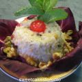 Ensalada de arroz y cerezas