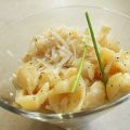 Pasta encebollada