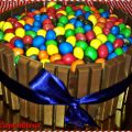 Tarta de M&M's y regalito!!!