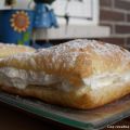 Hojaldres de frosting de queso.