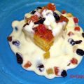 BIZCOCHO CON FRUTAS ESCARCHADAS Y SABAYÓN