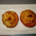 TOMATES RELLENOS DE SALCHICHA ESPECIADOS