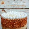 Tarta milhojas con crema de mascarpone