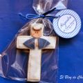 Galletas de cruz con angel