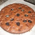 BROWNIE CON MINI GALLETAS OREO