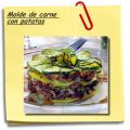 Molde de carne con patatas