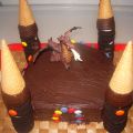 Tarta Castillo del Dragón para cumpleaños