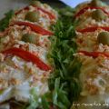 Pionono  de gambas y surimi
