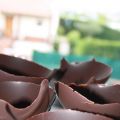 copas de chocolate / Schokoladenkörbchen