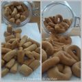 Picos y rosquillas de pan.
