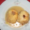 Manzanas asadas con salsa de caramelo