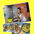 Albóndigas con papas a la crota.
