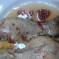 muslos de   pollo al curri