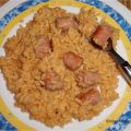 Arroz con salchichas