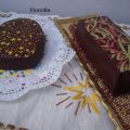 Lingote y corazón de chocolate.