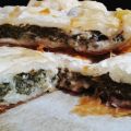 Pastel griego hojaldre