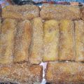 Rollitos de crema de coco