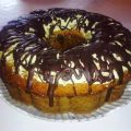 Bizcocho bañado en chocolate