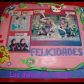 Tarta con oblea en la 