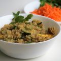 Receta: Quinoa con calabacín y tortilla