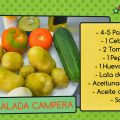 Ensalada campera o ensalada de patatas
