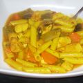 GUISADO DE POLLO CON MACARRONES.